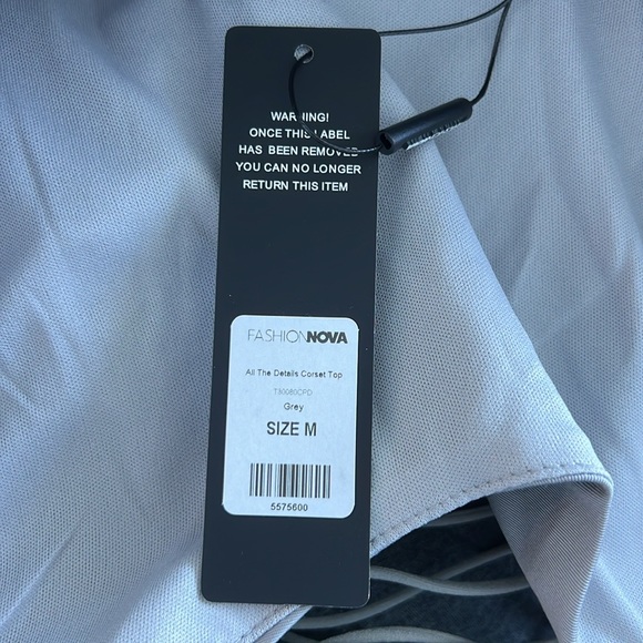 FASHION NOVA - ALL THE DETAILS CORSET TOP - Picture 8 of 8